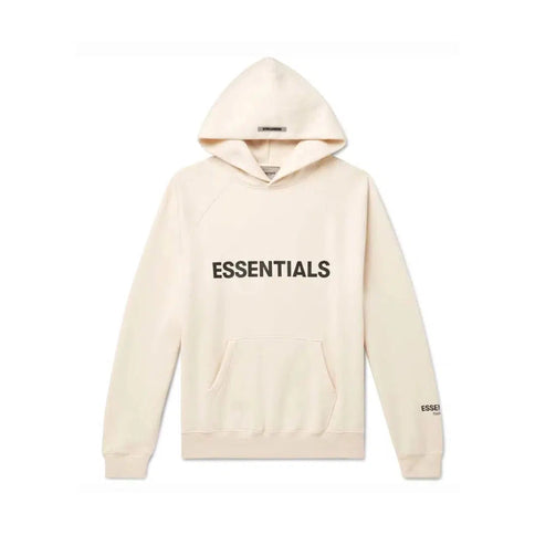 FEAR OF GOD ESSENTIALS 3D Silicon Applique Hoodie - Cream