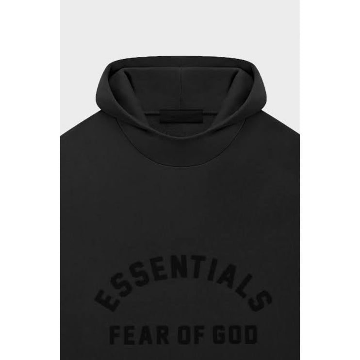 FEAR OF GOD ESSENTIALS Hoodie - Jet Black (SS23 Core Collection)