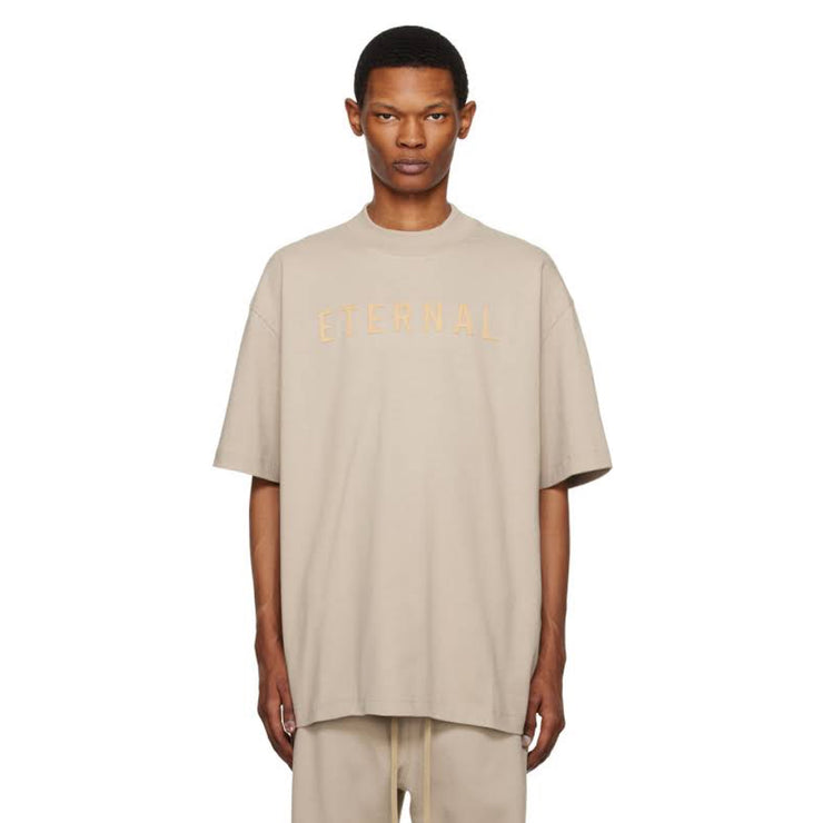 FEAR OF GOD ETERNAL Flocked T-Shirt - Taupe