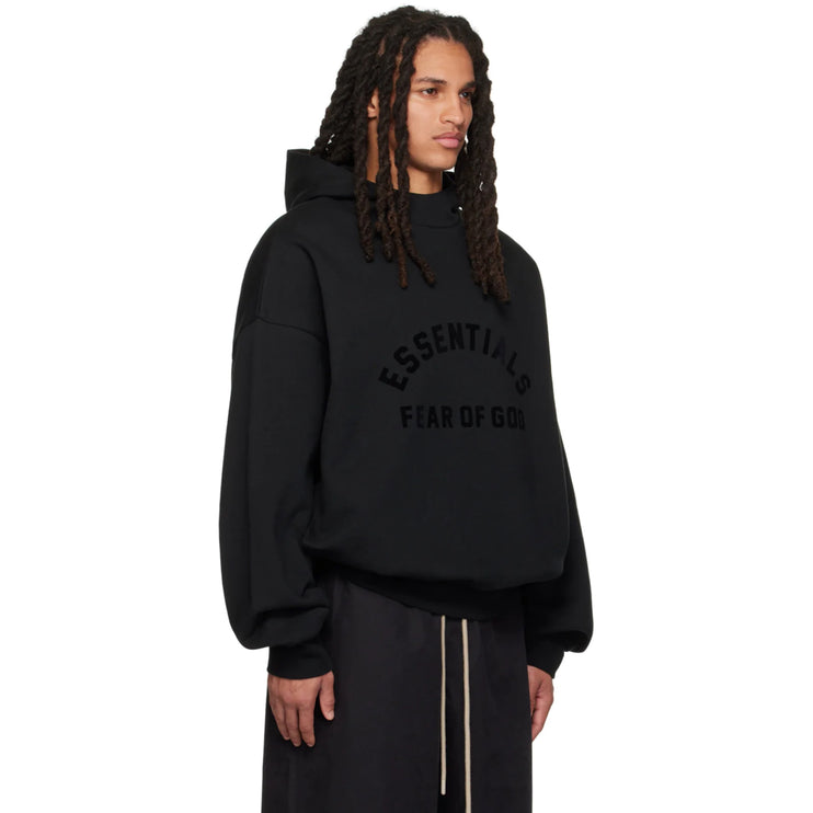 FEAR OF GOD ESSENTIALS Hoodie - Jet Black (SS23 Core Collection)