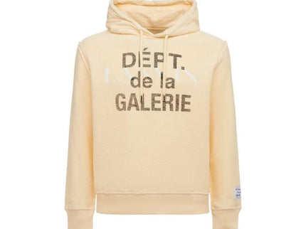 Gallery Dept x Lanvin Logo Washed Cotton Hoodie - Cream
