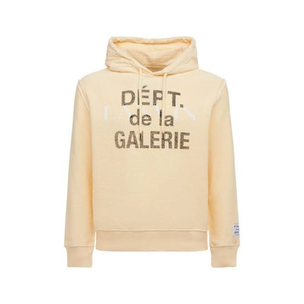 Gallery Dept x Lanvin Logo Washed Cotton Hoodie - Cream