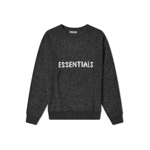 FEAR OF GOD ESSENTIALS Knit Sweater - Black/Dark Slate