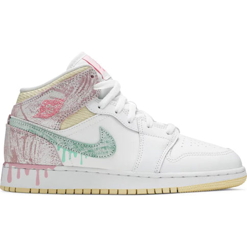 Air Jordan 1 Mid 'Paint Drip' (GS)