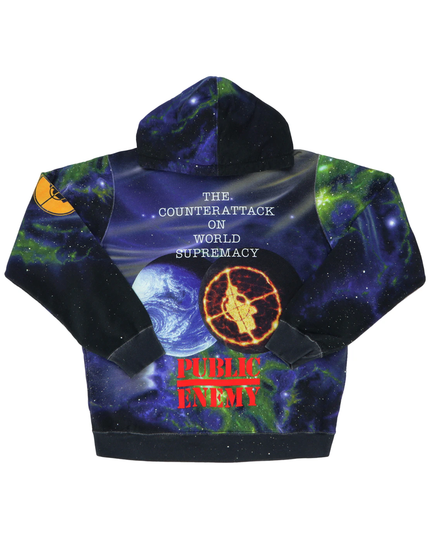 Supreme x UNDERCOVER Public Enemy Galaxy Hoodie (SS18)