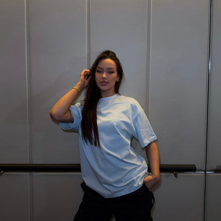 UNDERRATED Classic Logo T-Shirt - Sky Blue