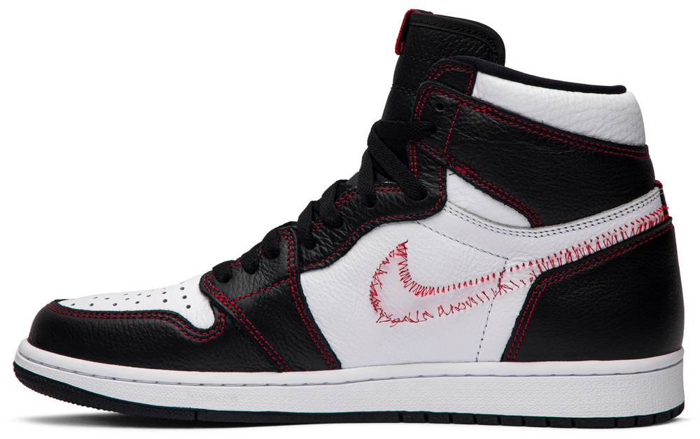 Air Jordan 1 Retro High 'Defiant White Black Gym Red'