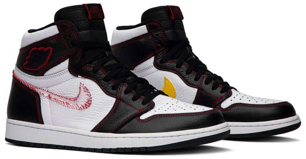 Air Jordan 1 Retro High 'Defiant White Black Gym Red'