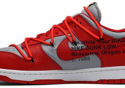 Off-White x Nike Dunk Low 'University Red'