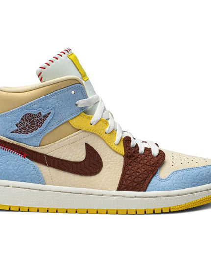 Air Jordan 1 Mid SE Fearless 'Maison Chateau Rouge'