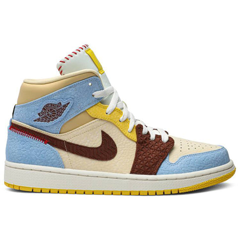 Air Jordan 1 Mid SE Fearless 'Maison Chateau Rouge'
