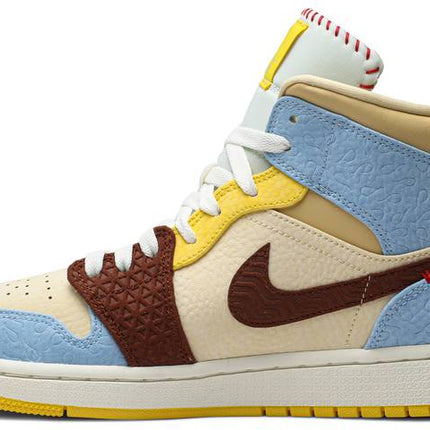 Air Jordan 1 Mid SE Fearless 'Maison Chateau Rouge'