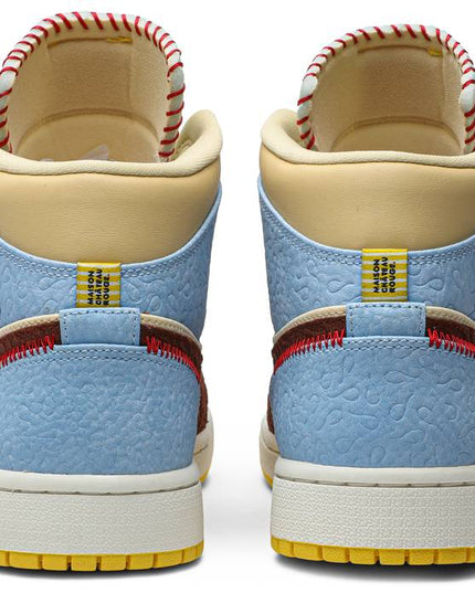 Air Jordan 1 Mid SE Fearless 'Maison Chateau Rouge'
