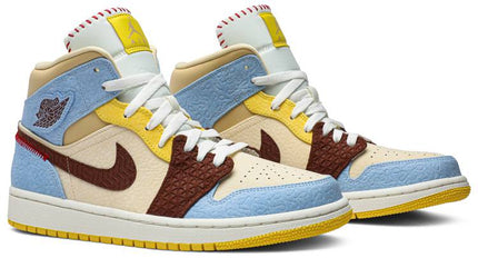 Air Jordan 1 Mid SE Fearless 'Maison Chateau Rouge'