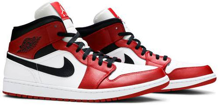 Air Jordan 1 Mid 'Chicago White Heel' (2020)