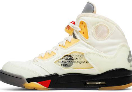 Off-White x Nike Air Jordan 5 'Sail'