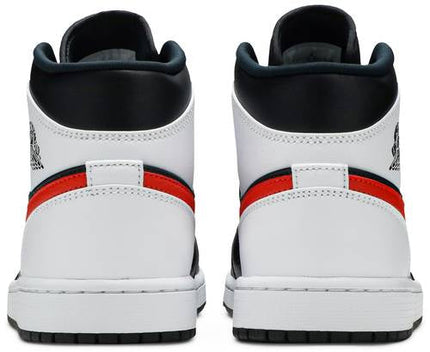 Air Jordan 1 Mid 'Black Chile Red White'