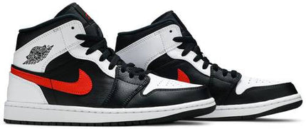 Air Jordan 1 Mid 'Black Chile Red White'