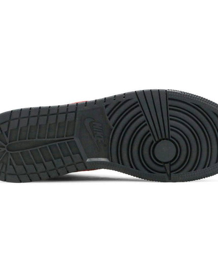 Air Jordan 1 Mid 'Black Chile Red White' (GS)