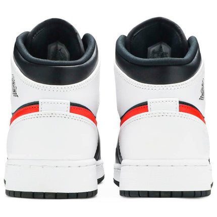 Air Jordan 1 Mid 'Black Chile Red White' (GS)
