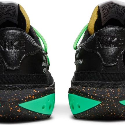 Off-White x Nike Blazer Low 'Black Electro Green'