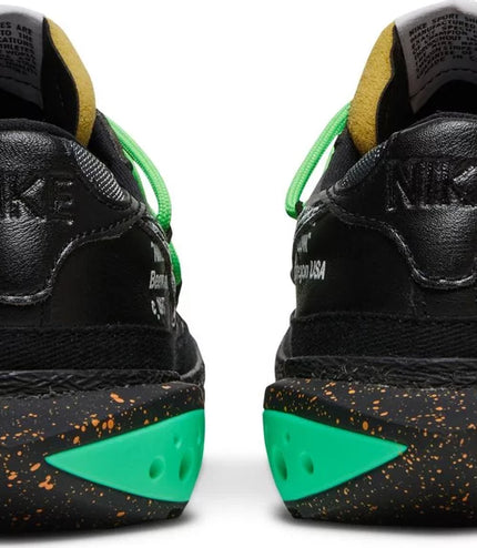 Off-White x Nike Blazer Low 'Black Electro Green'