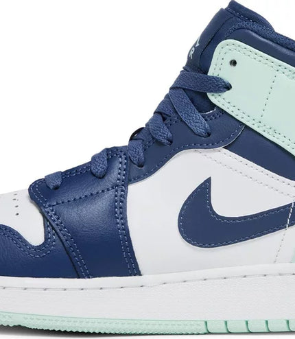 Air Jordan 1 Mid 'Mystic Navy Mint Foam' (GS)
