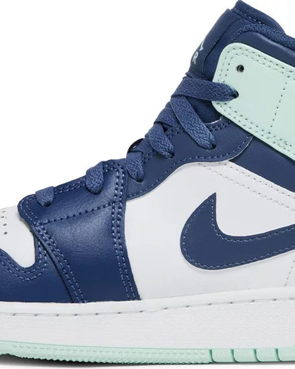 Air Jordan 1 Mid 'Mystic Navy Mint Foam' (GS)