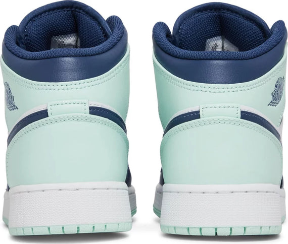 Air Jordan 1 Mid 'Mystic Navy Mint Foam' (GS)