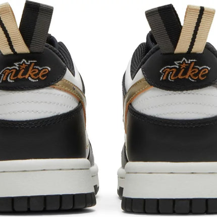 Nike Dunk Low 'Black White Metallic' (GS)