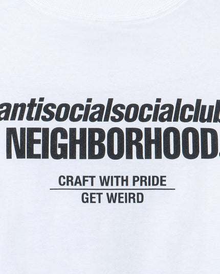 ASSC x Neighborhood Cambered Tee - White