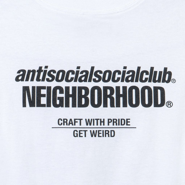 ASSC x Neighborhood Cambered Tee - White