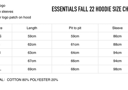 FEAR OF GOD ESSENTIALS Pull-Over Hoodie - Smoke (Fall 22)