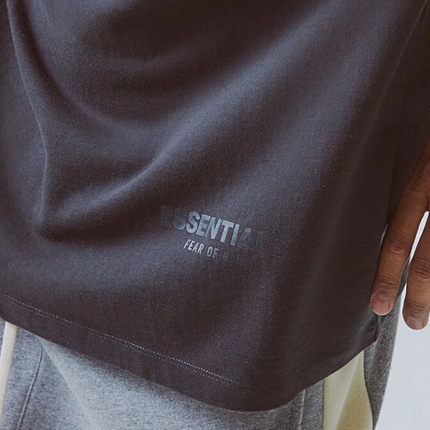 FEAR OF GOD ESSENTIALS 3M Logo Boxy T-Shirt - Black/White