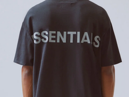 FEAR OF GOD ESSENTIALS 3M Logo Boxy T-Shirt - Black/White
