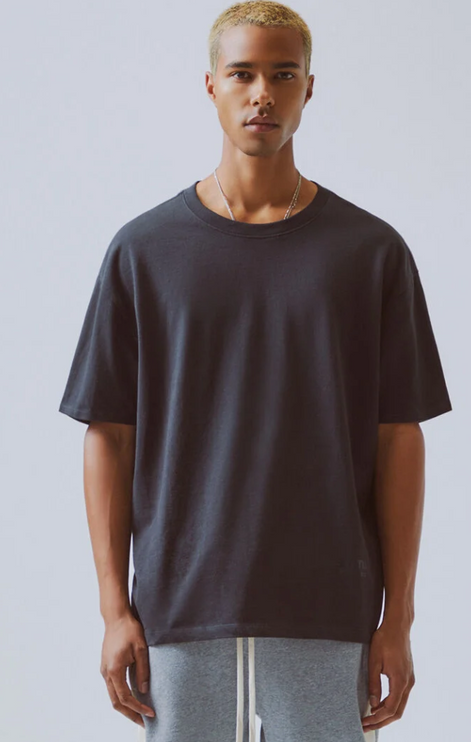 FEAR OF GOD ESSENTIALS 3M Logo Boxy T-Shirt - Black/White
