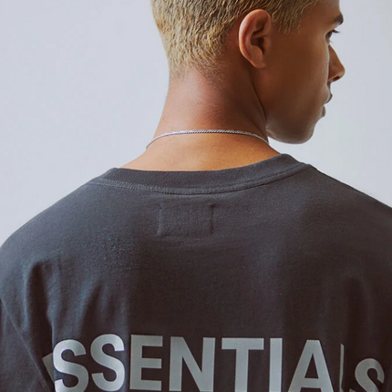 FEAR OF GOD ESSENTIALS 3M Logo Boxy T-Shirt - Black/White