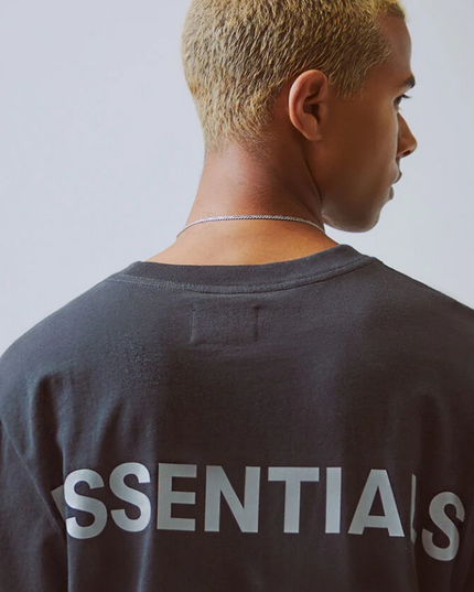 FEAR OF GOD ESSENTIALS 3M Logo Boxy T-Shirt - Black/White