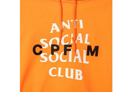 Anti Social Social Club X CPFM Hoodie Orange
