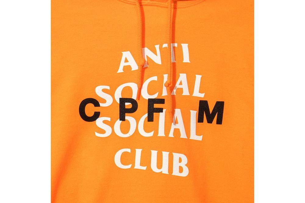 Anti Social Social Club X CPFM Hoodie Orange – Underrated Store