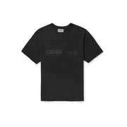 FEAR OF GOD ESSENTIALS 3D Silicon Applique T-Shirt - Black