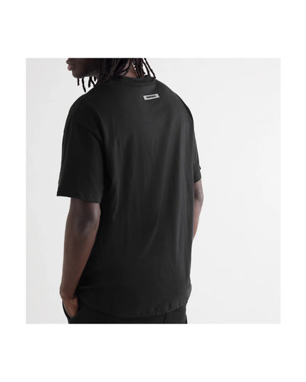FEAR OF GOD ESSENTIALS 3D Silicon Applique T-Shirt - Black
