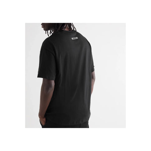 FEAR OF GOD ESSENTIALS 3D Silicon Applique T-Shirt - Black