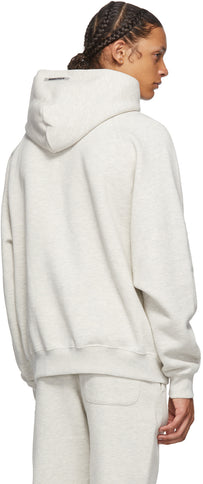 FEAR OF GOD ESSENTIALS 3D Silicon Applique Pullover Hoodie - Oatmeal