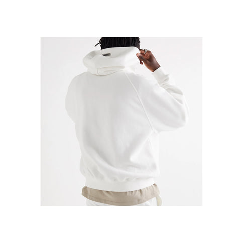 FEAR OF GOD ESSENTIALS 3D Silicon Applique Pullover Hoodie - White