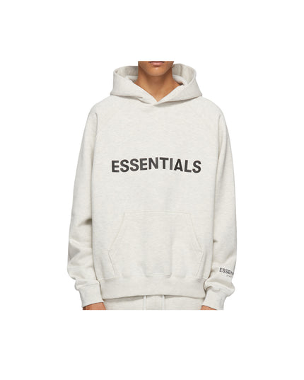 FEAR OF GOD ESSENTIALS 3D Silicon Applique Pullover Hoodie - Oatmeal