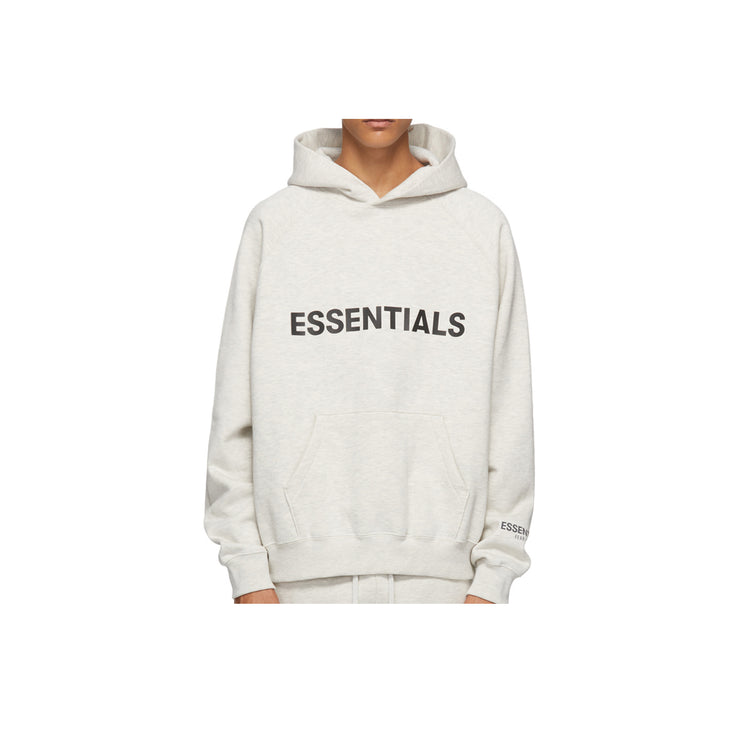 FEAR OF GOD ESSENTIALS 3D Silicon Applique Pullover Hoodie - Oatmeal