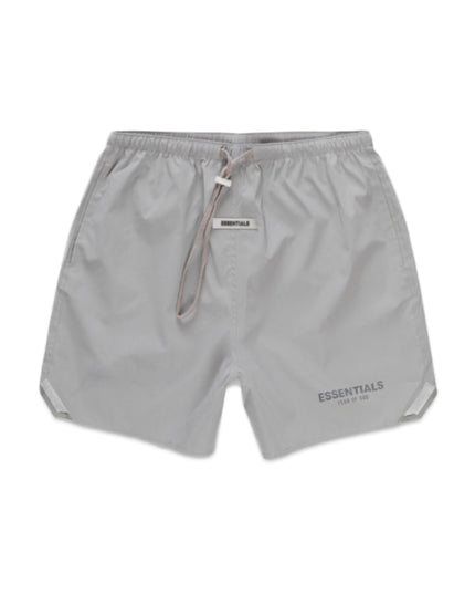 FEAR OF GOD ESSENTIALS Reflective Volley Shorts - Silver