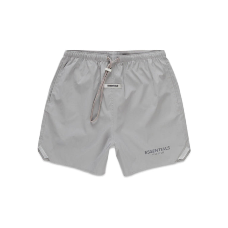 FEAR OF GOD ESSENTIALS Reflective Volley Shorts - Silver