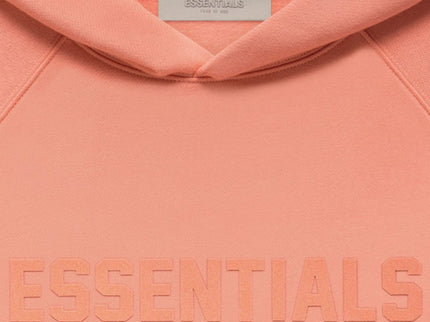 FEAR OF GOD ESSENTIALS Pull-Over Hoodie - Coral (Fall 22)